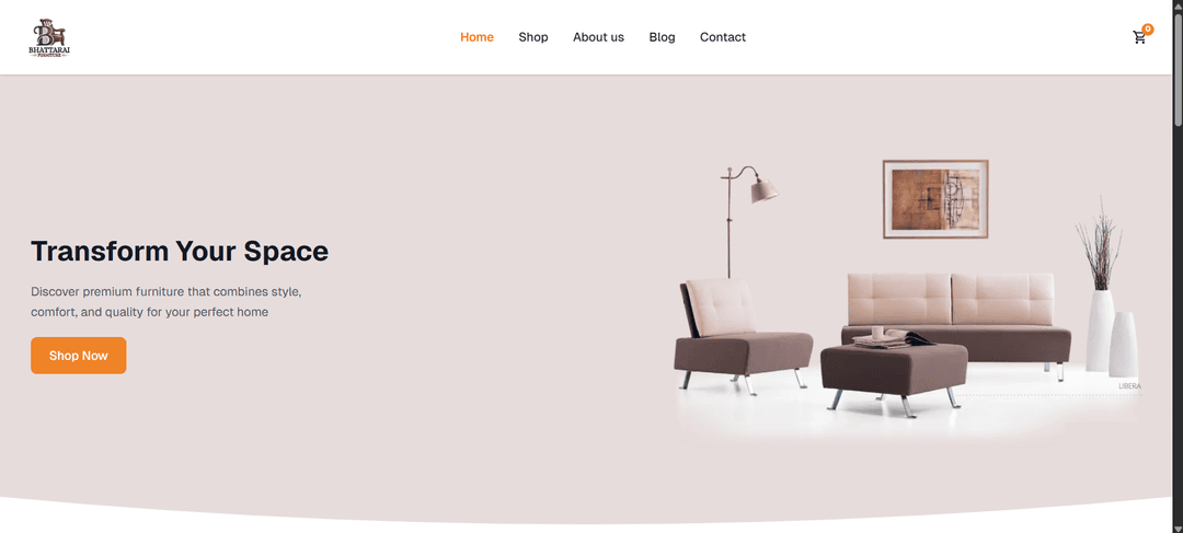 Bhattrai Furniture E-commerce Website